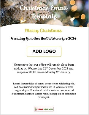 Christmas Email Template Free Download